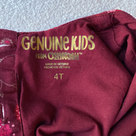 OshKosh Floral Print Sleeveless Dress, Size 4T - Picture 7 of 8